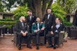 The groom with his groomsmen