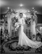 Bride Wearing Modest Lace Wedding Dress Called Tuscany Leigh By Maggie Sottero