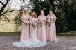 Bride Wearing Sequin Mermaid Wedding Dress Elsie By Rebecca Ingram