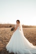 Bride In Tulle A-Line Wedding Dress Called Lorraine Lane Marie By Rebecca Ingram