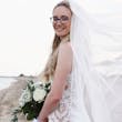 Bride wearing Davis Leigh wedding dress by Sottero and Midgley