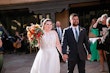 Groom With Bride Wearing A-line Tulle Wedding Dress Ardelle By Rebecca Ingram