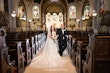 Groom With Bride Wearing Satin Ballgown Kimora By Sottero And Midgley