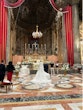 Bride Wearing Glam Long Sleeve Wedding Dress Called Seneca By Sottero And Midgley At The Ceremony