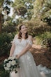 Bride In A-line Floral Hattie Lane Lynette Rebecca Ingram