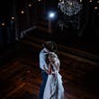 Groom Dancing With Bride In White Wedding Dress Named Johanna By Maggie Sottero