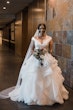 Bride Wearing White Ballgown Zulani