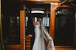 Bride In Beaded Satin Fabienne Sottero And Midgley With Groom