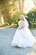 Bride Wearing Tulle Ballgown Talia By Maggie Sottero