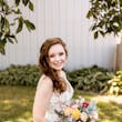 Bride In A-line V-Neckline Minerva Rebecca Ingram