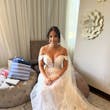 Bride In Floral A-line Britney Maggie Sottero