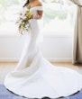 Bride Wearing Josie By Rebecca Ingram
