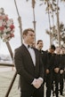 Groom Emotional Over Seeing The Bride Walk Down The Aisle