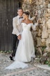 Bride Wearing Aline Wedding Dress Called Nerida By Sottero And Midgley With Groom