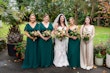 Bride wearing Tuscany Lynette with her bridesmaids