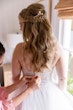 Photo of Bride With Braided Hair In Wedding Dress Called Timbrey By Maggie Sottero