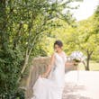 Bride In Simple Crepe V-neck Theodora Rebecca Ingram
