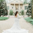 Bride In Lace Floral Wedding Dress Called Cruz By Sottero And Midgley