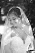 Bride wearing Marguerite wedding dress by Maggie Sottero