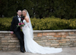 Bride Wearing Boho Sleeved Wedding Dress Bronson By Sottero And Midgley With Groom