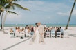 Real Bride in Keyhole Back Wedding Dress in an A-Line Silhouette Called Marlow by Sottero & Midgley 
