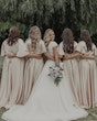 Bride Wearing Modest Cap Sleeve Ball Gown Pearson By Maggie Sottero