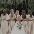 Bride Wearing Modest Cap Sleeve Ball Gown Pearson By Maggie Sottero
