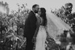 Groom With Bride Wearing Sexy Crepe Sheath Wedding Dress Cambridge By Sottero And Midgley