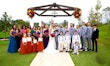 Bride In Floral A-line Laramie Sottero Midgley With Guests