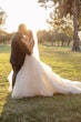 Bride In Sparkle Tulle Ballgown Yasmin Maggie Sottero With Groom