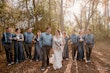 Groom With Bride Wearing Cold Shoulder Crepe Wedding Dress Bracken Lynette By Sottero And Midgley