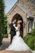 Groom With Bride Wearing Holden By Sottero And Midgley