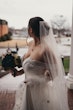 Bride In Beaded Satin Fabienne Sottero And Midgley