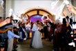 Bride In Floral A-line Laramie Sottero Midgley With Guests