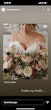 Bride Wearing Lace Beaded Wedding Dress Called Charmaine By Maggie Sottero Holding A Rose Bouquet