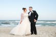 Groom With Bride Wearing Lace And Sparkle Tulle Ball Gown Honor Marie By Rebecca Ingram