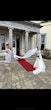 Bride In Wedding Dress With Flutter Sleeves Called Paige By Maggie Sottero