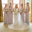 Bride wearing Saige by Maggie Sottero with her bridesmaids