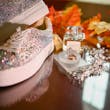 Shoes, ring, and other wedding details