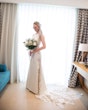 Bride wearing Davis Leigh wedding dress by Sottero and Midgley