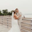 Bride In Strapless Mermaid Hattie Lynette Marie Rebecca Ingram With Groom