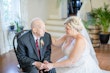 Bride In Unique A-Line Wedding Dress Called Roxanne By Sottero And Midgley With Grandfather