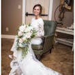 Bride Wearing Modest Lace Wedding Dress Called Tuscany Leigh By Maggie Sottero