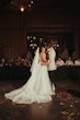 Bride In Tulle A-Line Wedding Dress Called Lorraine Lane Marie By Rebecca Ingram With Groom At Reception