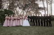 Bride Wearing Sparkly Ballgown Wedding Dress Called Shasta By Sottero And Midgley And Groom With Wedding Party