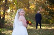 Bride Wearing Savannah Wedding Dress by Maggie Sottero for First Look with Groom.