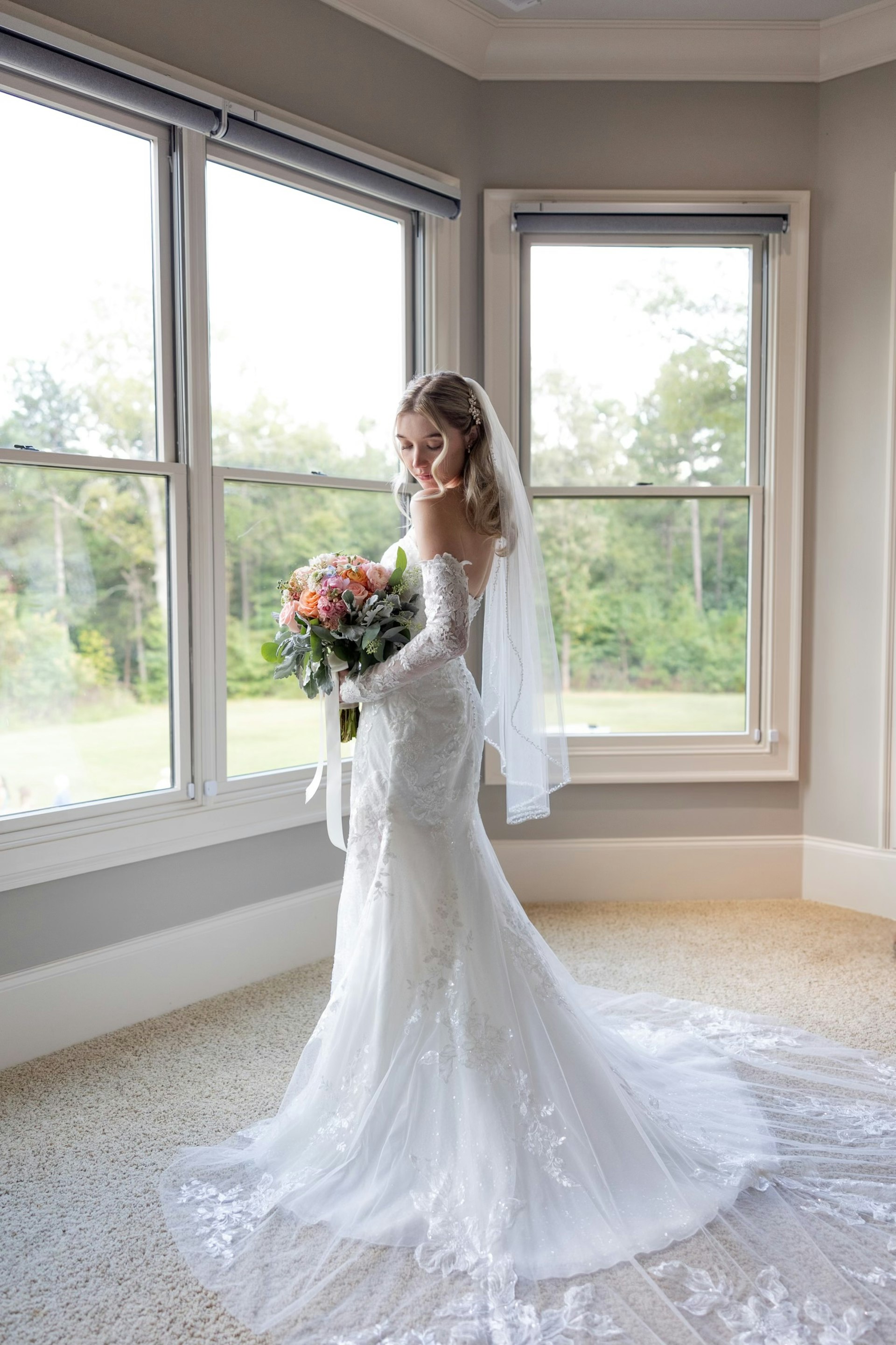 Bride wearing Kensington by Sottero and Midgley