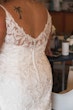 Bride Wearing Floral Lace Mermaid Wedding Dress Giana Lynette By Maggie Sottero